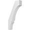 Ekena Millwork 3 1/2-in. W x 12-in. D x 24-in. H Balboa Architectural Grade PVC Knee Brace BRCP035X12X24BOA - alternate 1